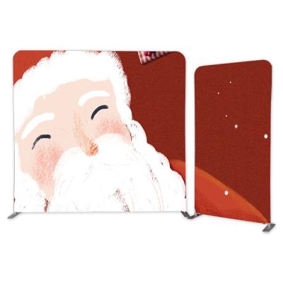 China OEM ODM Christmas Direct Event Custom Backdrop Wall Right Cartoon Factory Backdrop for sale