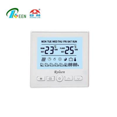 China 25A Temperature Control Electric Room Programmable Hot Cold Thermostat R306-GC for sale