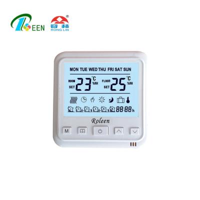 China Weekly Programmable Water Heat Control Digital Heater Thermostat R303-GA for sale