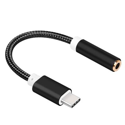 China Wholesale quality assurance from USB C mobile phone to AUX earphone. Jack Adapter Type C Jack Earphone Cable 3.5mm for sale