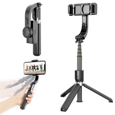 China Wholesale L08 Portable 360 ​​Degree Rotation Mini Foldable Tripod Wireless Selfie Handheld Stick For Smart Mobile Phone for sale