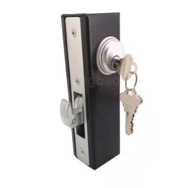 China Aluminum Magazine Front Entry Mortise Lock Hook Deadbolt and Double Locked Cylinder Combo, Adams Rite Cam, in Duronotic (1-1/8