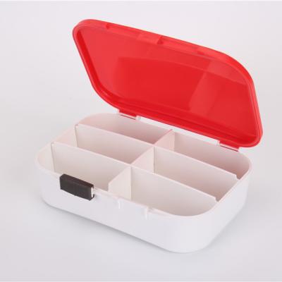 China 6 Compartments Mini Pocket Daily Pill Box Medicine Holder Storage Box Tablet Organizer Eco-Friendly Eco Friendly for sale