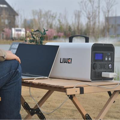 China China Manufacturer 110V 220V 1000W Type-C USB C Power Supply Solar Portable Power Station Outdoor Camping Generator for sale