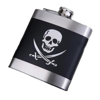 China Metal Guaranteed Quality Custom Stainless Steel 6oz Hip Flask Set for sale