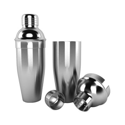 China Disposable China Logo Stainless Steel Laser Ribbon Color Mini Custom Cocktail Shakers for sale