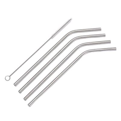 China New Eco-friendly Classic / Postmodern Reusable Metal Stainless Steel Drinking Straw for sale