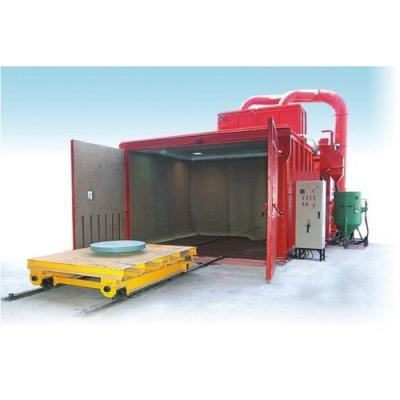 China SA 2.0-2.5 air sand blasting room /abrasive chamber /sand blasting cabinet for metal parts for sale