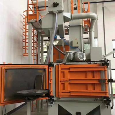 China Building Material Stores Alloy Wheel Shot Sandblaster Cleaning Lathe Table Abrasive Shot Blasting Machine for sale