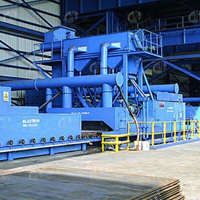 China Building Material Stores Automatic Conveyor Blast Machine/Steel Plate Blasting Shot Blaster /shot Cabinet Blasting Machines for sale