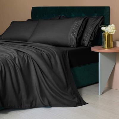 China Nondisposable European and American Style Microfiber Sheet Polyester Soft Bed Sheet Set 4 Pieces Ready To Ship for sale