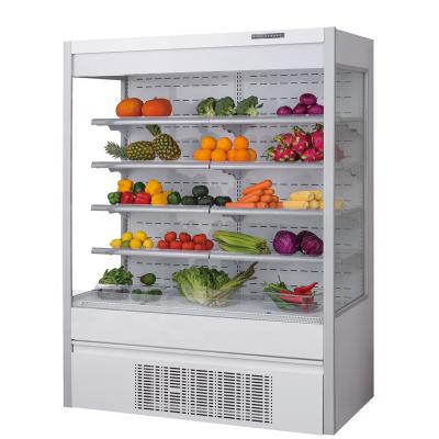 China Single-temperature supermarket refrigeration equipment multideck air curtain cabinet show open fridge air curtain showcase for sale