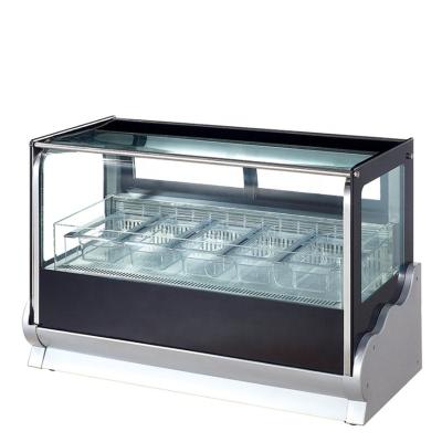 China Double-temperature supplier professional ice cream display refrigeration equipment ice cream counter for sale