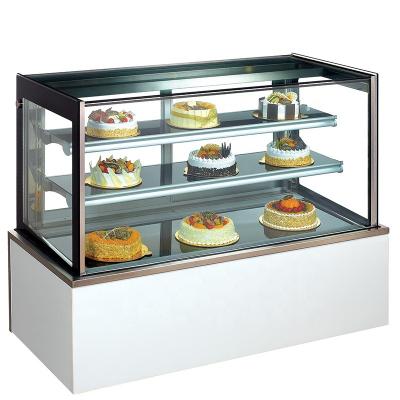 China CUSTOMIZED Bakery Case Table Cake Cabinet Display Refrigerated Freezer Display Door for sale