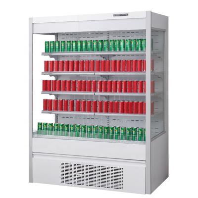 China 2022 Newest Design Single-temperature Supermarket Refrigerated Fruit Vegetable Cabinet Air Curtain Cabinet Freezer High Quality Refrigerated Cabinet for sale