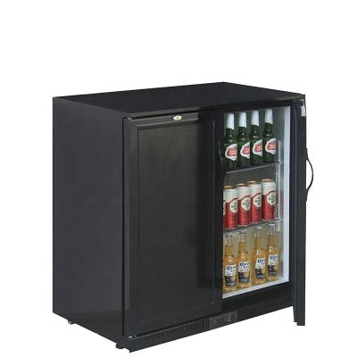 China Beer Glass Cabinet Fridge Bottle Beer Fridge Display Single-temperature Factory Price Single Door Glass Door for sale