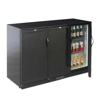 China Custom Factory Price Single-temperature Door Beer Mini Fridge Beer And Beverage Display Cabinet Top Clear Glass Fridge Table Fridge for sale