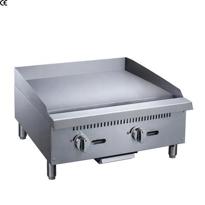 China Hot Selling Stainless Steel In USA Commercial Griddle Gas Griddle 4 Burners Hotel Restaurant Hotel Kitchen Equipment for sale