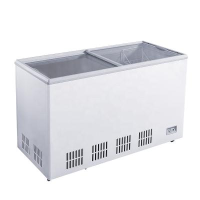 China New Single-temperature 2022 Factory Price Use Supermarket Commercial Undercounter Refrigerator Chest Cooling Freezer for sale