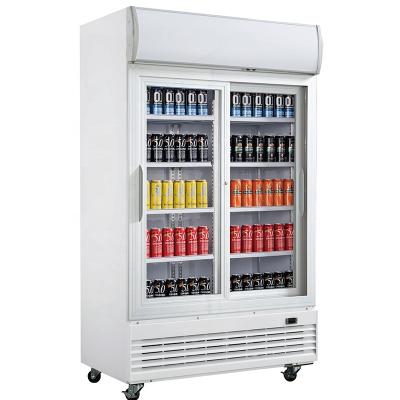 China Single-temperature Cooler Hotel Store Supermarket Refrigeration Equipment Beverage Display Refrigerator Showcase for sale