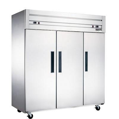 China Double-temperature Factory Commercial 3 Doors Heavy Duty Refrigerated Cabinets Freezer Container Fridge Refrigerator and Freezer for sale