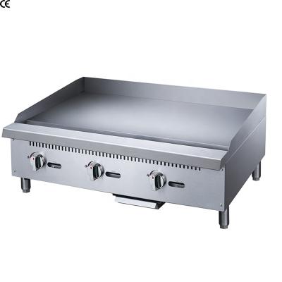 China Classic Hot Dish Grill Griddle Gas Griddle Commercial Stainless Steel Table Top Griddle For Restaurants for sale