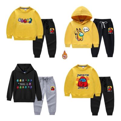 China Casual Cartoon Printing Sports Set Boys Clothing Set Sweatshirt Customized for sale