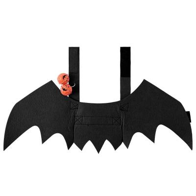 China Stocked Halloween Party Cosplay Decoration Vampire Wing Sharper Felt Cat Dog Clothes Costume Halloween Funny clothes Accessories for sale