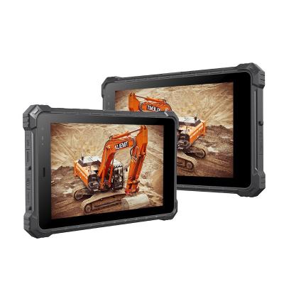 China 8 Inch Android Panel Nit Cover Industrial Rugged Waterproof 4G LTE 4+64GB 1000 Tablet PC for sale