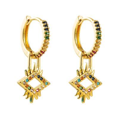 China NEW FASHIONABLE fashion sore eyes earrings gold plated drop earrings ladies eyes earrings for sale