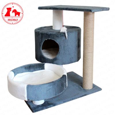 China Eco-Friendly Non-Toxic Climbing Scratch Garbage Toy Jumping House Villa Jumping Cat Supplies Cat Window Hammock Kitten Beds Kennel Shelf for sale