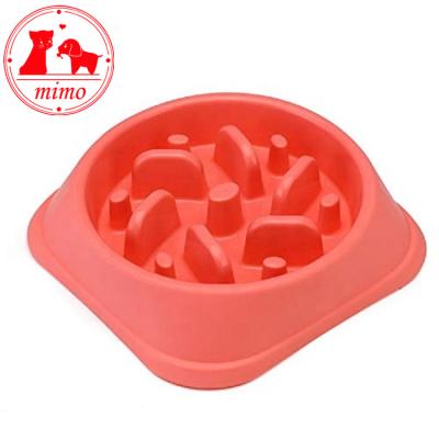 China Interactive Novelty Toy Fun Pet Dog Plate Viable Anti-Stalled Slow Feeder Blow Up Retriever Bowl For Puppy for sale