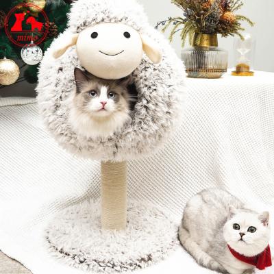 China 2 and 1 Viable Cat House Tree Pet Cat Beds Around Kitten Hole Bench for Dog Puppy Cat Home Nest Pet Supply for sale