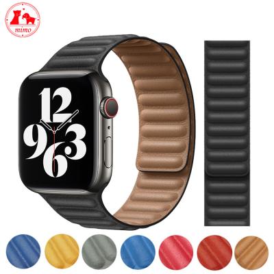 China Embellish Strap For Apple Watch 6 6 5 4 3 42mm Buckle Band 42mm Leather Strap Belt Iwatch Series 38mm for sale