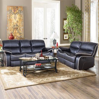 中国 Electric massage recliner leather sofa set modern functional L shaped sofa recliner chair for living room 販売のため