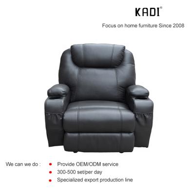 中国 (Size) 2021 adjustable hot sale home recliner massage sofa set leather chair old chair parents chair wholesale living room furniture 販売のため