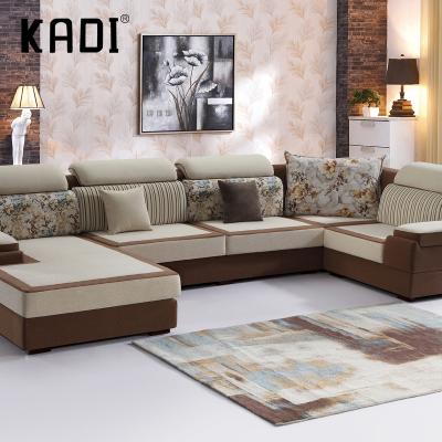 China New Design Adjustable Fabric L Shaped Sofa Home Furniture Modern Sofa Corner Sofa Lounge Sectional(Other) for sale