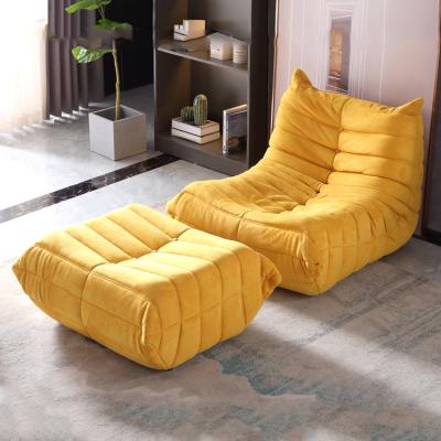 China Modular Unique Shape Comfortable Lounge Chairs Luxury Good Quality Velvet Fabric Leisure Sofa Chair Living Room Furniture for sale