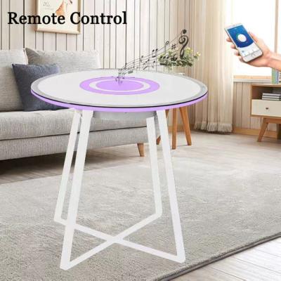 China Smart side table (the other) adjustable round multifunctional wireless charging with USB en venta