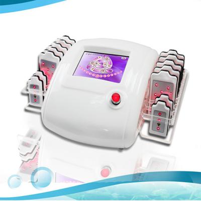 China Fat Dissolving Anti-puffiness lipo body slimming machine with non invasive laser pads for sale