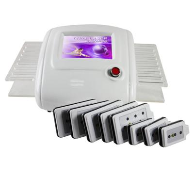 China Non-invasive Anti-puffiness dual 650nm wavelength lipo laser slimming machine for sale