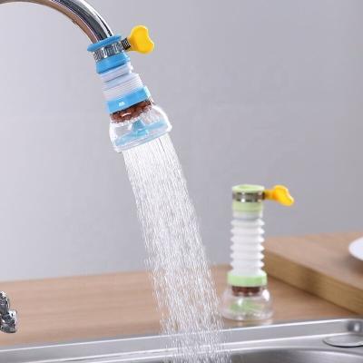 China Eco-friendly Creative Multifunctional 360 Degree Rotating Telescopic Water Filter Splashproof Shower Head for sale