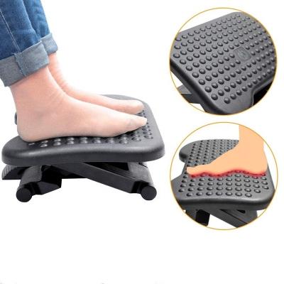 China Adjustable (height) footrest under desk leg support height adjustment foot rest for sale