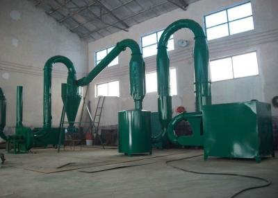 China Energy Saving Hot Airflow Wood Sawdust Flash Dryer Machine 400 - 500 kg / H for sale