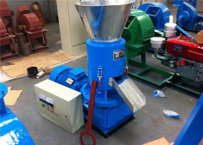 China 100 ~ 120 Kg / h Feed Pellet Machine Flat Die Fuel / Biomass / Wood Pellet Mill for sale