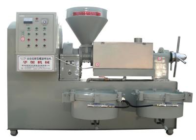 China Peanut / Soybean / Sesame Automatic Screw Oil Press Machine With Electric Motor for sale