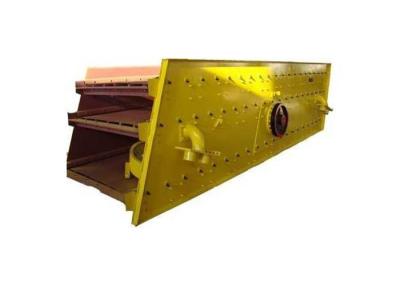 China Circling Motion Stone Crusher Vibrating Screen For Vibrator Eccentric Adjustment for sale