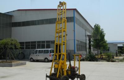 China Durable Borehole Water Drilling Rig trailer type , 22HP power for sale