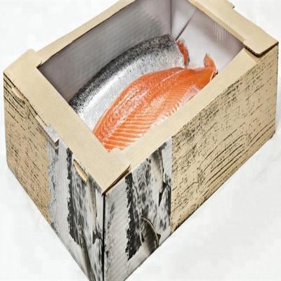 China Qingdao Factory Supermarket Aseptic Transport Seafood Fish Shrimp Waterproof Boxes for sale