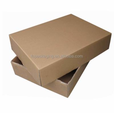 China Recycled Materials Square Cap Box Frame Packaging A4 Covered Lid Cottugated Paper Box for sale